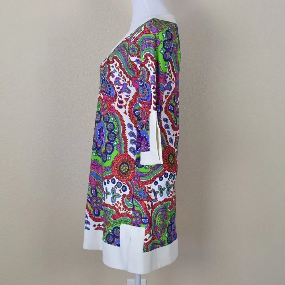Jude Connally HOLLY Paisley Floral Tunic Dress - XS - Picture 5 of 9